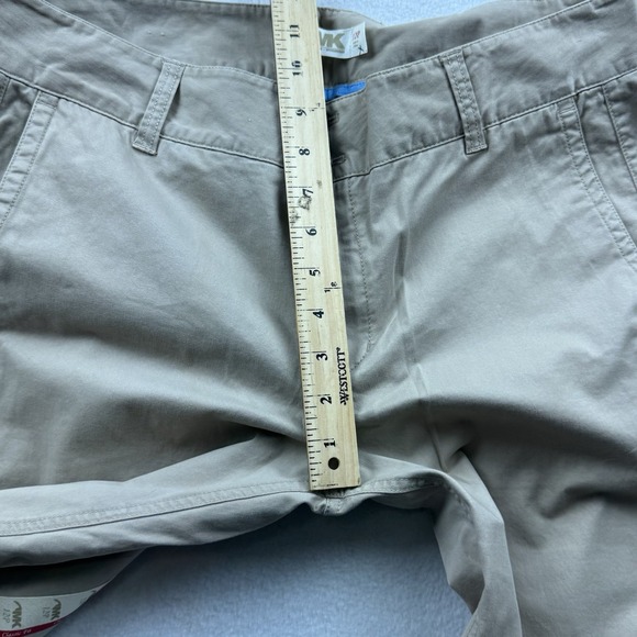 NWT Mountain Khakis‎ Pants Womens 12 Beige Flat Front Chino Khakis Classic - Picture 9 of 11